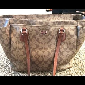 Authentic Coach diaper bag